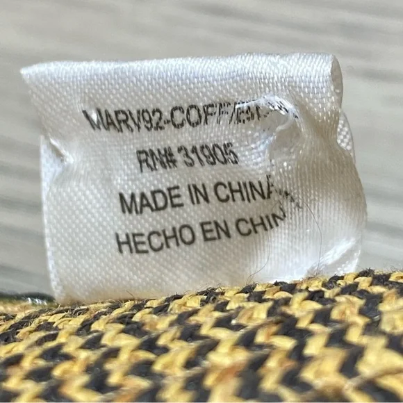 Scala Straw Visor Hat Women’s One Size Adjustable Tan/Black SunHat Golf Beach - Picture 9 of 11